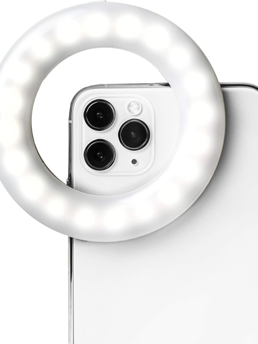 LITTIL Selfie One Rechargeable Clip On Ring Light Phone Laptop Tablet